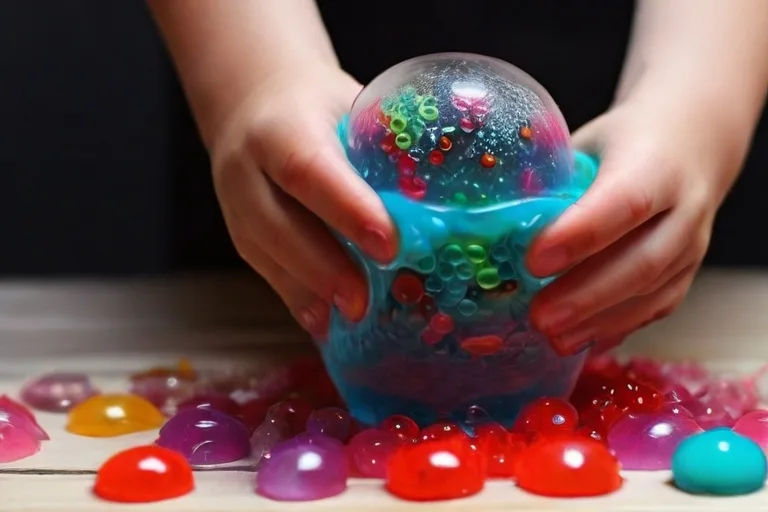 make slime with Orbeez