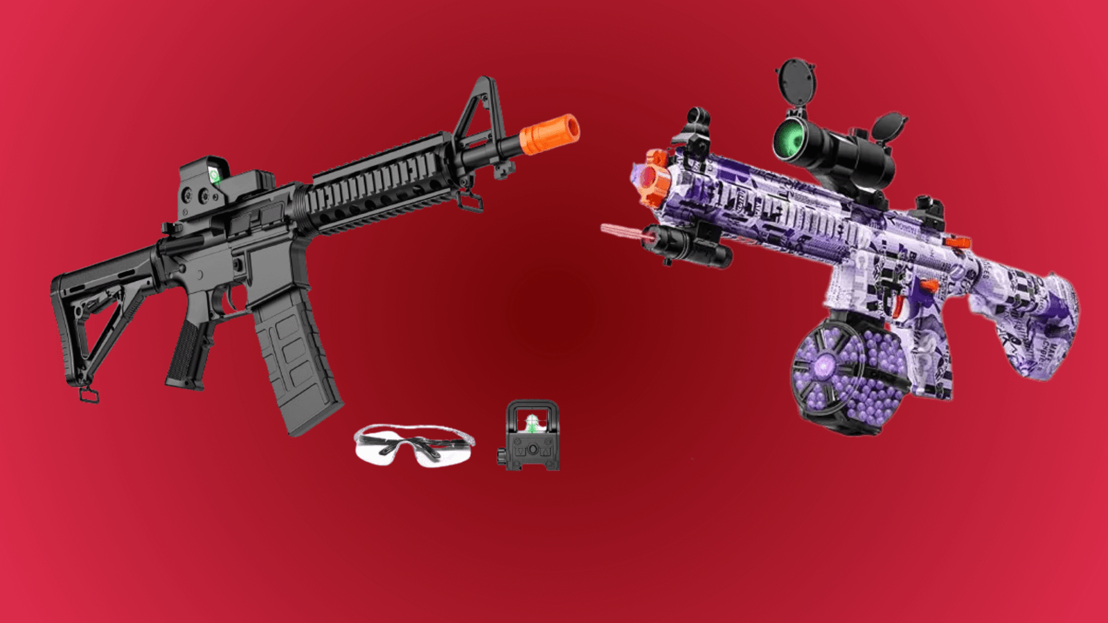 Orbeez Gun vs Gel blaster