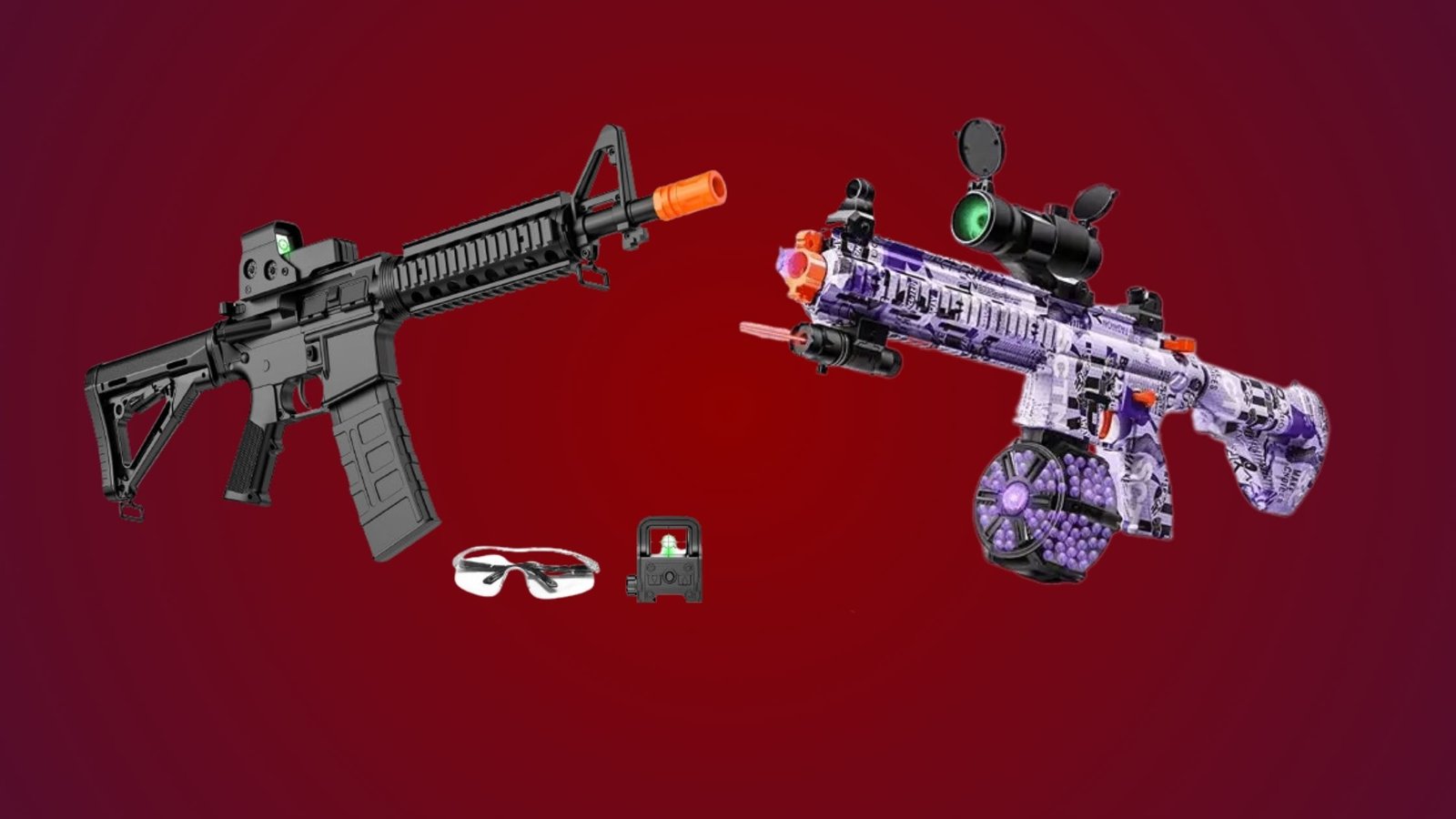 automatic vs manual orbeez gun